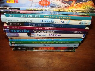 14 Gary Paulsen Chapter Book Lot Hatchet River Mr Tucket Woodsong S3A