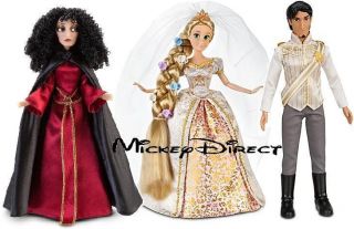  After Wedding Rapunzel Flynn Rider Mother Gothel Doll Barbie