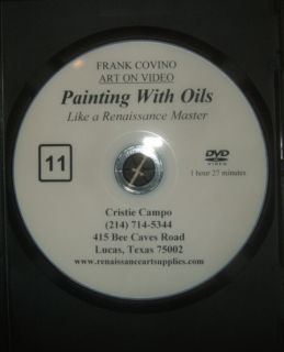 Painting With Oils Like a Renaissance Master Frank Covino DVD