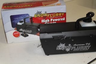 American DJ Snow Flurry Snow Machine
