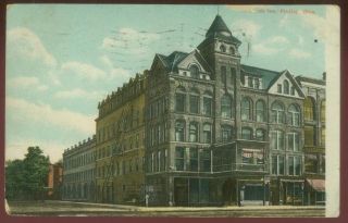 120707 Findlay Ohio Oh Postcard Phoenix Inn and Surrounds 1908