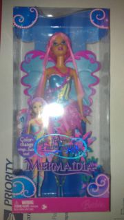 Barbie Fairytopia Mermaidia Color Change Water Fairy   Blue