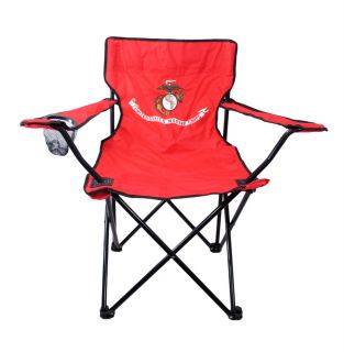this super cool united states marine corps folding camp chair has a