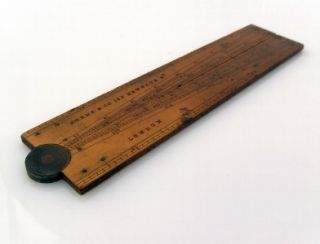  1849 Horne Co 6 Folding Sector Rule Drawing Instrument Ruler