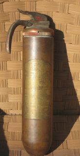 Vintage General Quick Aid Fire Guard Brass Fire Extinguisher