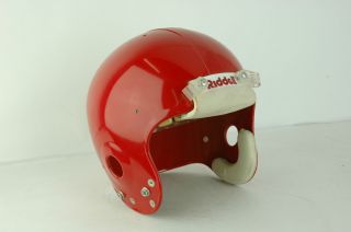 Riddell Pac 3 Football Helmet Red Impregnated 1979