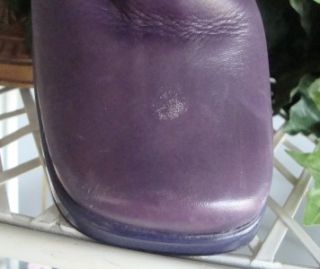  purple ankle boot Style Franky SZ 7B Made in Brazil, PLEASE L@@K