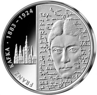 rights reserved germany 10 euro 2008 silver coin franz kafka