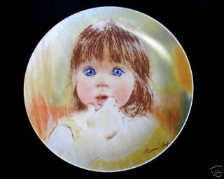 Collectible Plate Frances Hook Fascination 1985 Knowles
