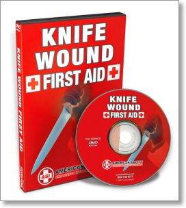 Knife Wound First Aid DVD Knives Survival First Aid