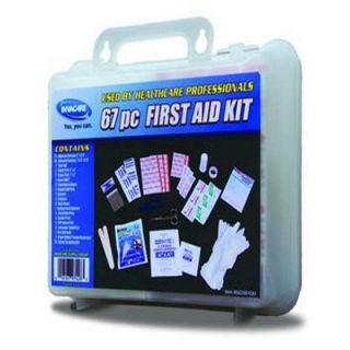 67 Piece Emergency First Aid Travel Safety Kit Set Case