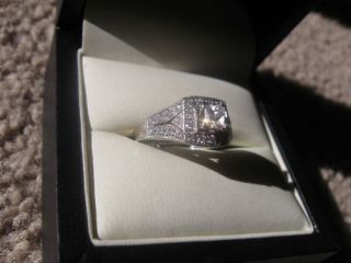 Fred Meyer Diamond Engagement Ring Solitare w Accents
