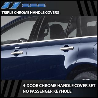 2007 2010 Ford Edge No Passenger Keyhole Chrome Door Handle Covers