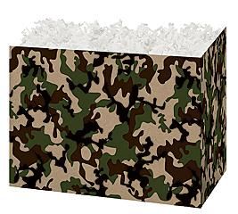 Camouflage Gift Box Decorative Base for Gift Baskets SM