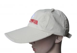 New Outdoor Mens Fishing Hat Fixable Sun Ball Cap UV Protection Beige