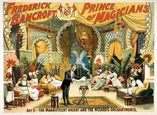 Frederick Bancroft prince of magicians   Theatrical and Magic Posters