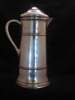Frank M Whiting Co Sterling Silver 10 3 4 inchs Tall Jug  Early