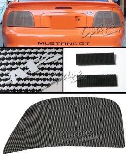 1994 98 Ford Mustang GT Cobra CF Style Tail Light Cover