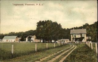 Freetown Prince Edward Island Inglenook c1910 Postcard
