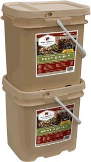 Wise Freeze Dried Foods 120 Variety Meat Entrees MRE Long Term Storage