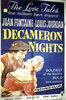  Nights Joan Fontaine Hugo Fregonese 1952 Movie Poster 1011