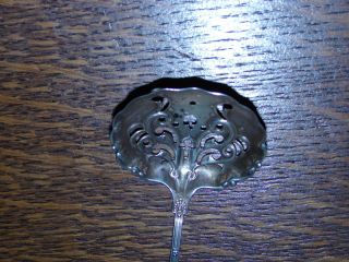 Antique Sterling Silver Reticulated Bon Bon Spoon Frank W Smith