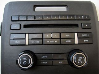 Ford F150 6 CD Radio Sirius SAT Faceplate Dash Piece Cowel Flat Black