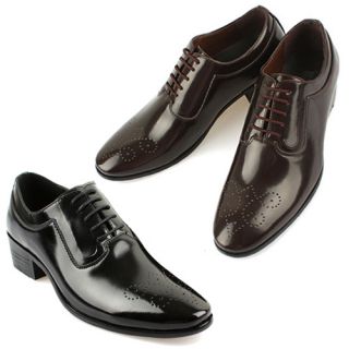 New Mens Dress Formal Shoes Lace Up Oxfords Black Brown Stylish Modern
