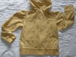 Forever Orchid Owl Applique Print Zip Hoodie Sweatshirt Jacket Gold
