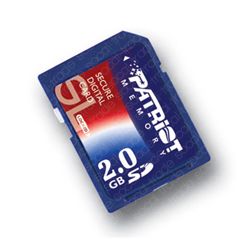 Patriot 2GB SD Flash Memory Card PSF2G40SD Card Reader