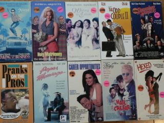 Huge Lot of 77 Comedy Films 1990s VHS Videos Movies