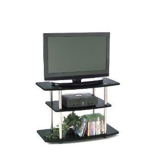 TV Television Stand Shelf Flat Screen Panel Entertainment 3 Tier LCD