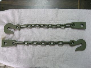 MB GPW Bantam Willys Millitary Trailer Safety Chains