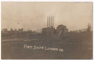 Fort Smith AR Arkansas Lumber Company 1910 RPPC