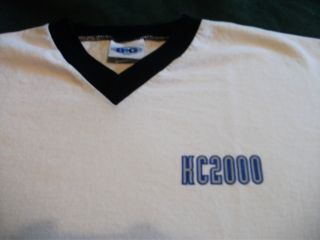  KC 2000 Tour Shirt V Neck Size Large Fripp Belew Authentic RARE