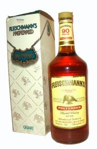 old fleischmanns bourbon whiskey old rare bottle