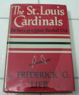 ST. LOUIS CARDINALS Putnam Baseball Book SIGNED By 5 Cards 1st Edition