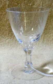 FOSTORIA crystal WHEAT pattern CLARET WINE glass