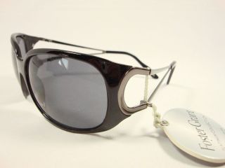 Foster Grant Black sunglasses Wide frame Back Bay TD1110 New