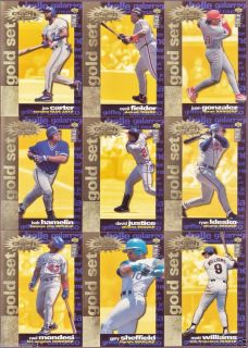 1995 COLLECTORS CHOICE CRASH THE GAME GOLD EXCHANGE nr COMPLETE SET