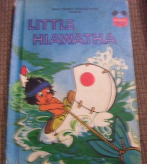 Walt Disney Book Club Little Hiawatha 1978 Hard Back