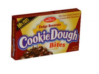 Cookie Dough Fudge Brownie Theater Size. 3.1 oz box   Movie size candy