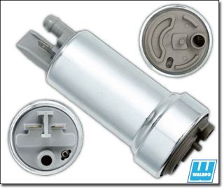 Walbro 400 LPH Fuel Pump Universal in Tank with 2 Filters Install Kit