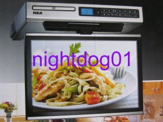  LCD TV DVD Radio Combo Kitchen Under Cabinet SPS36123 Flip Down Screen