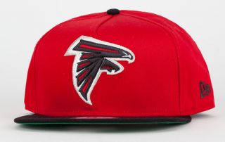 snapback hat atlanta falcons logo embroidery on front new era logo