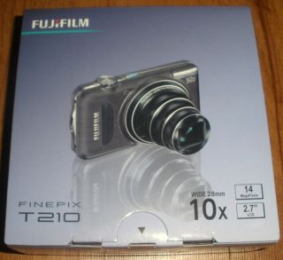 FUJIFILM   Finepix T210 14.0 Megapixel Digital Camera   Gunmetal New