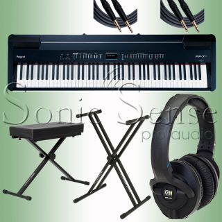 Roland FP 7F 88 Key Black Digital Stage Piano Keyboard Mogami CBL