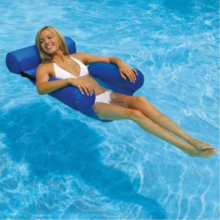 POOL FLOAT LOUNGE CHAIR WATER LOUNGER FLOATING CHAIR INFLATABLE WATER