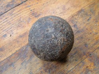 Civil War cannon ball or Revol. War ? Solid 12 pounder   not a repro