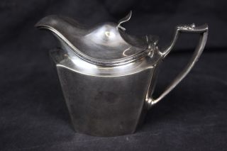 L525 Lot 2 Pcs Reed and Barton Silver Soldered Teapot Halmarked
